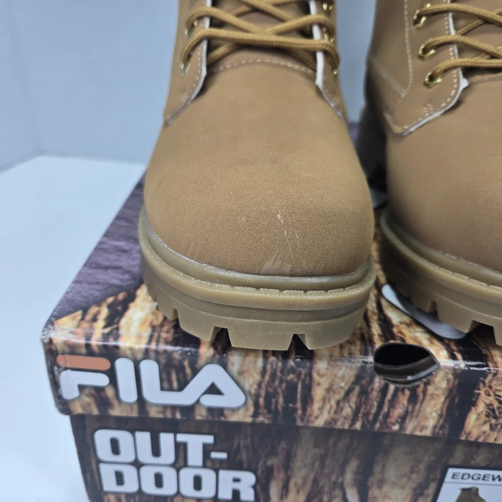 Fila Edgewater 12 Wheat Tan Outdoor Boots Men's Size 8 New w/ Small Flaws